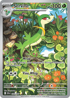 Carta Servine 88 do set Black Bolt — Pokémon TCG | Bynx