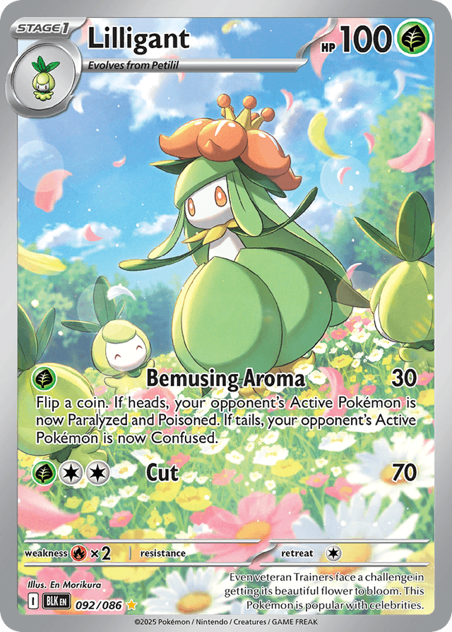 Carta Lilligant 92/86 do set Black Bolt — Pokémon TCG | Bynx