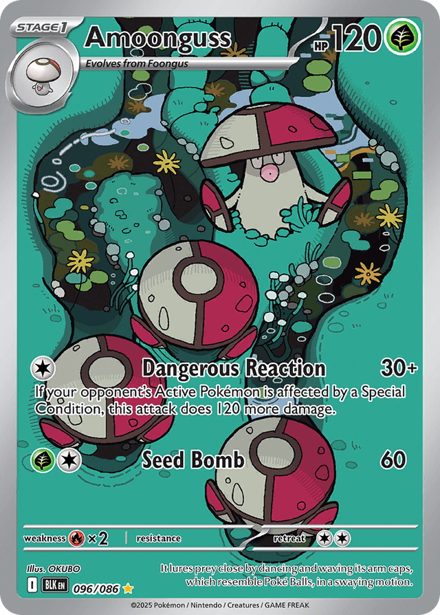 Carta Amoonguss 96/86 do set Black Bolt — Pokémon TCG | Bynx