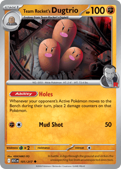Team Rocket's Dugtrio 101 — Ascended Heroes