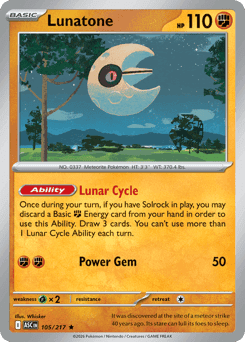 Lunatone 105 — Ascended Heroes