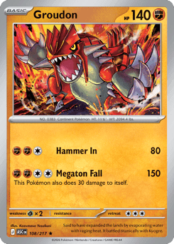 Groudon 108 — Ascended Heroes