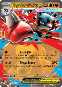 Mega Lucario ex 113 — Ascended Heroes
