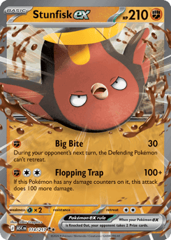 Stunfisk ex 114 — Ascended Heroes