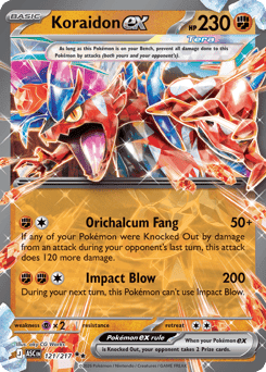 Koraidon ex 121 — Ascended Heroes