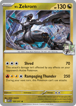 N's Zekrom 155/217 — Heróis Excelsos