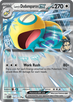 Larry's Dudunsparce ex 164/217 — Heróis Excelsos