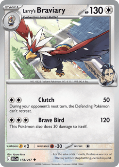 Larry's Braviary 174/217 — Heróis Excelsos