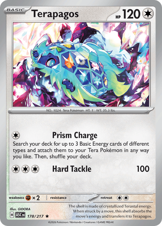 Carta Terapagos 178/217 do set Ascended Heroes — Pokémon TCG | Bynx