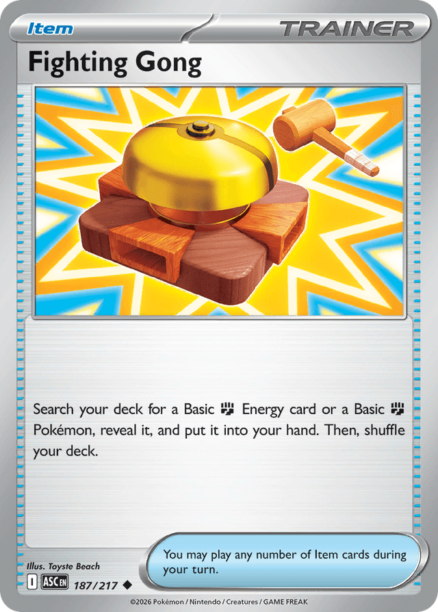 Carta Fighting Gong 187/217 do set Ascended Heroes — Pokémon TCG | Bynx