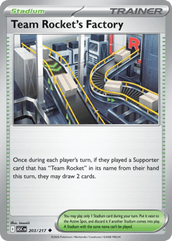 Team Rocket's Factory 203/217 — Heróis Excelsos