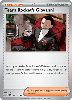Team Rocket's Giovanni 204/217 — Heróis Excelsos