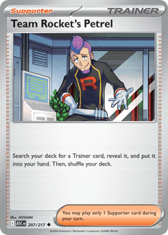 Team Rocket's Petrel 207/217 — Heróis Excelsos