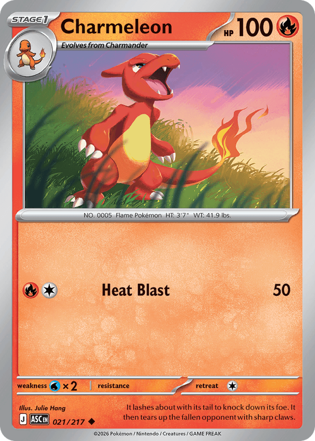Carta Charmeleon 21/217 do set Ascended Heroes — Pokémon TCG | Bynx