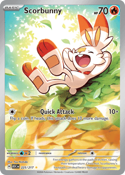 Scorbunny 225/217 — Heróis Excelsos