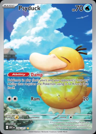 Carta Psyduck 226/217 do set Ascended Heroes — Pokémon TCG | Bynx
