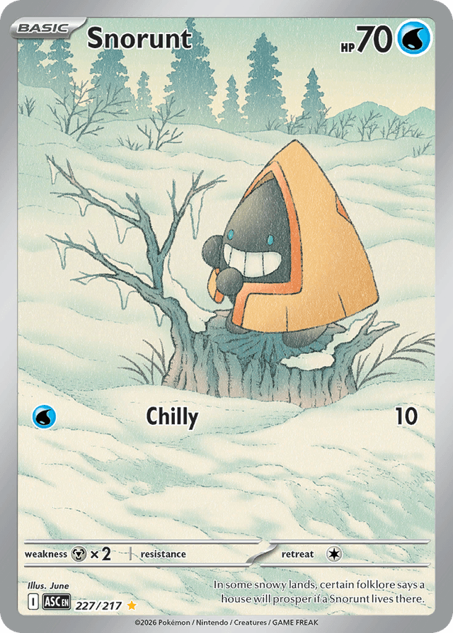 Carta Snorunt 227/217 do set Ascended Heroes — Pokémon TCG | Bynx