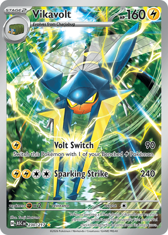 Carta Vikavolt 230/217 do set Ascended Heroes — Pokémon TCG | Bynx