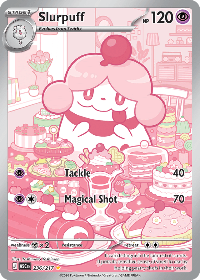 Carta Slurpuff 236/217 do set Ascended Heroes — Pokémon TCG | Bynx