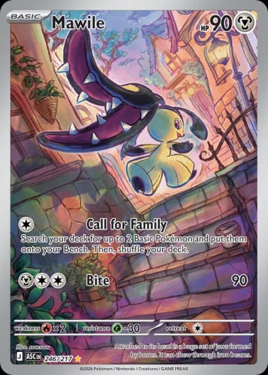 Carta Mawile 246/217 do set Ascended Heroes — Pokémon TCG | Bynx