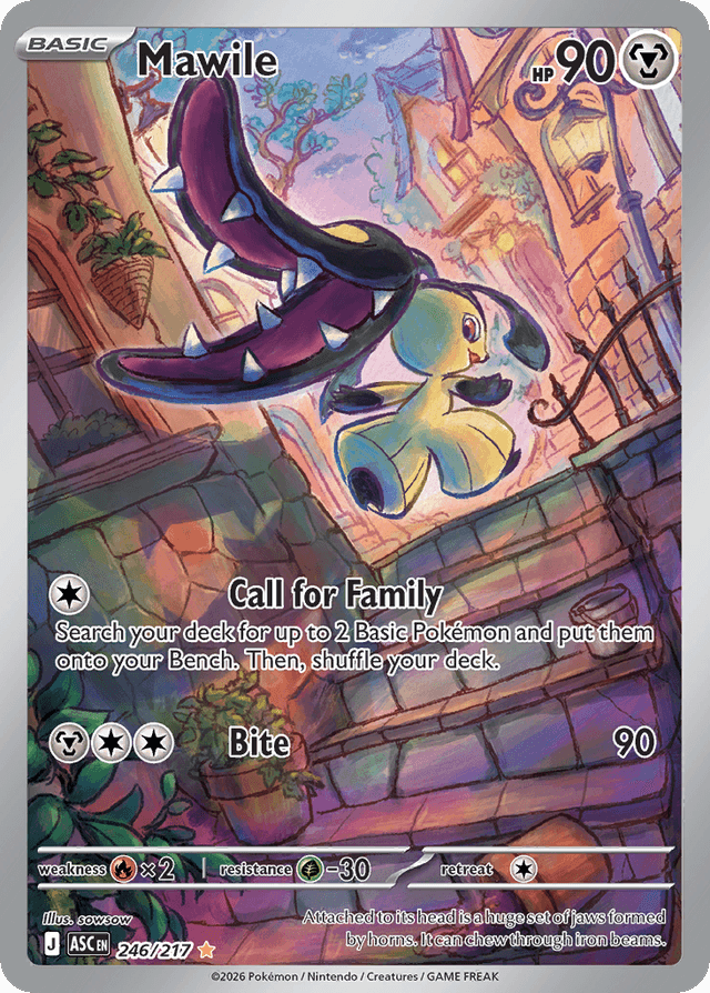 Carta Mawile 246/217 do set Ascended Heroes — Pokémon TCG | Bynx