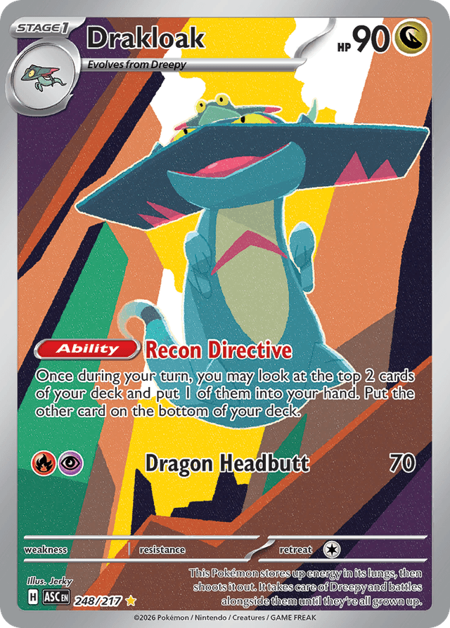 Carta Drakloak 248/217 do set Ascended Heroes — Pokémon TCG | Bynx
