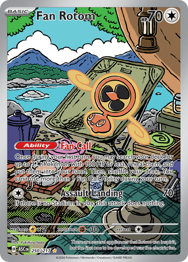 Carta Fan Rotom 250/217 do set Ascended Heroes — Pokémon TCG | Bynx