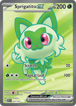 Sprigatito ex 251/217 — Heróis Excelsos
