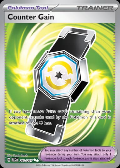 Carta Counter Gain 259/217 do set Ascended Heroes — Pokémon TCG | Bynx