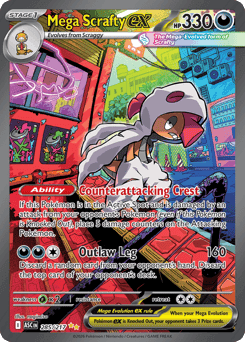 Mega Scrafty ex 285 — Ascended Heroes