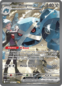 Steven's Metagross ex 289 — Ascended Heroes