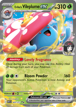 Erika's Vileplume ex 3 — Ascended Heroes