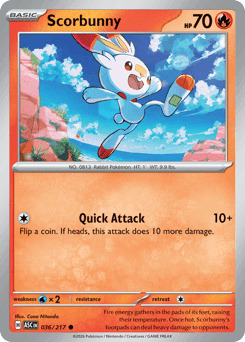 Scorbunny 36/217 — Heróis Excelsos