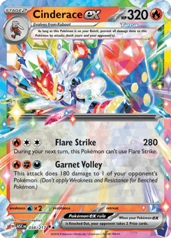 Cinderace ex 38/217 — Heróis Excelsos