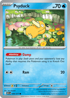 Psyduck 39/217 — Heróis Excelsos