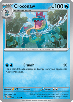 Croconaw 42/217 — Heróis Excelsos