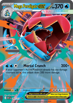 Mega Feraligatr ex 43 — Ascended Heroes