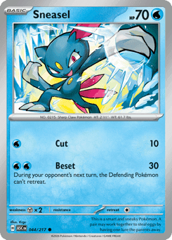 Sneasel 44/217 — Heróis Excelsos