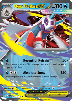 Mega Froslass ex 47/217 — Heróis Excelsos