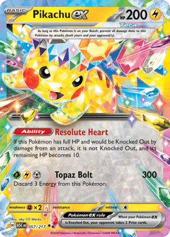Pikachu ex 57 — Ascended Heroes