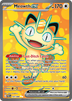 Meowth ex 107/88 — Equilíbrio Perfeito