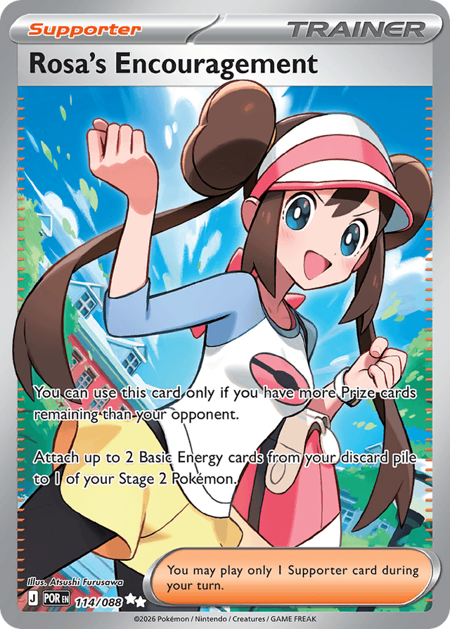 Carta Rosa's Encouragement 114/88 do set Perfect Order — Pokémon TCG | Bynx