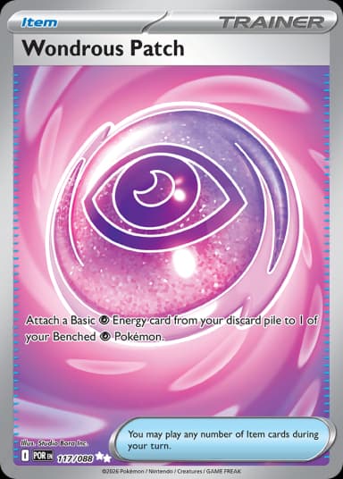 Carta Wondrous Patch 117/88 do set Perfect Order — Pokémon TCG | Bynx