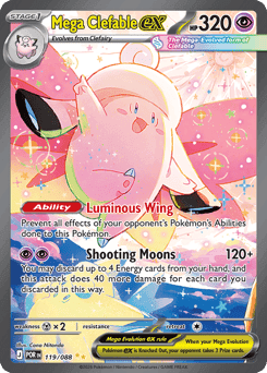 Mega Clefable ex 119/88 — Equilíbrio Perfeito