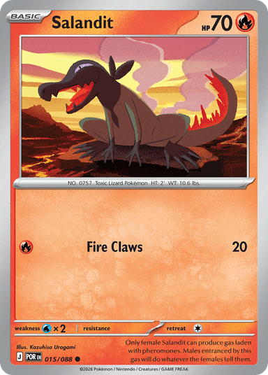 Carta Salandit 15/88 do set Perfect Order — Pokémon TCG | Bynx