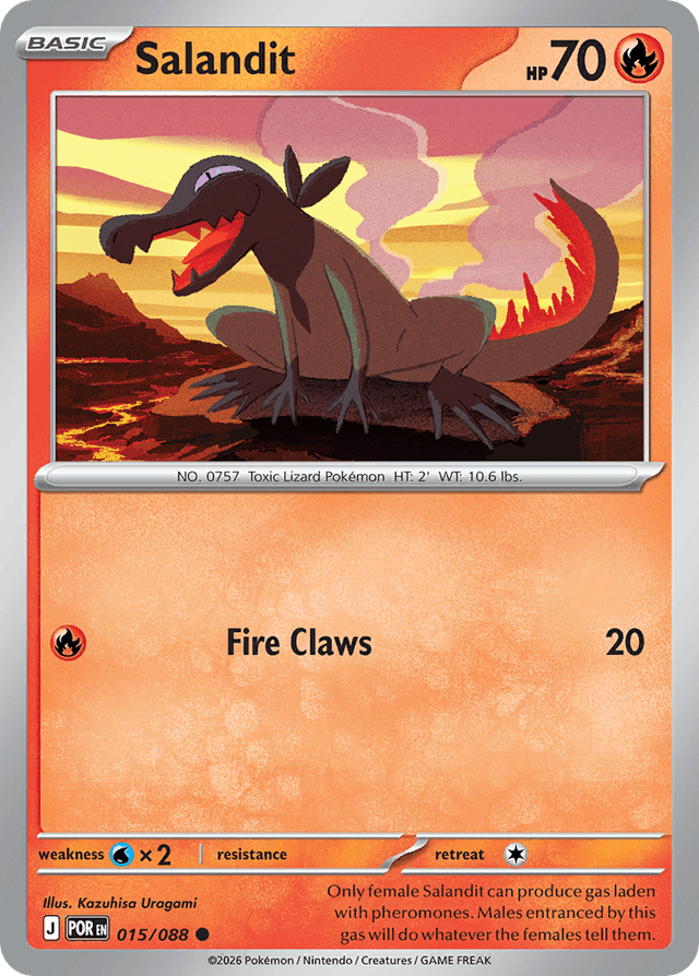 Carta Salandit 15/88 do set Perfect Order — Pokémon TCG | Bynx