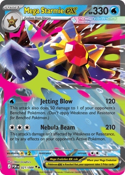 Mega Starmie ex 21 — Perfect Order