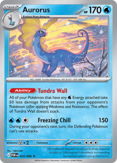 Carta Aurorus 24/88 do set Perfect Order — Pokémon TCG | Bynx