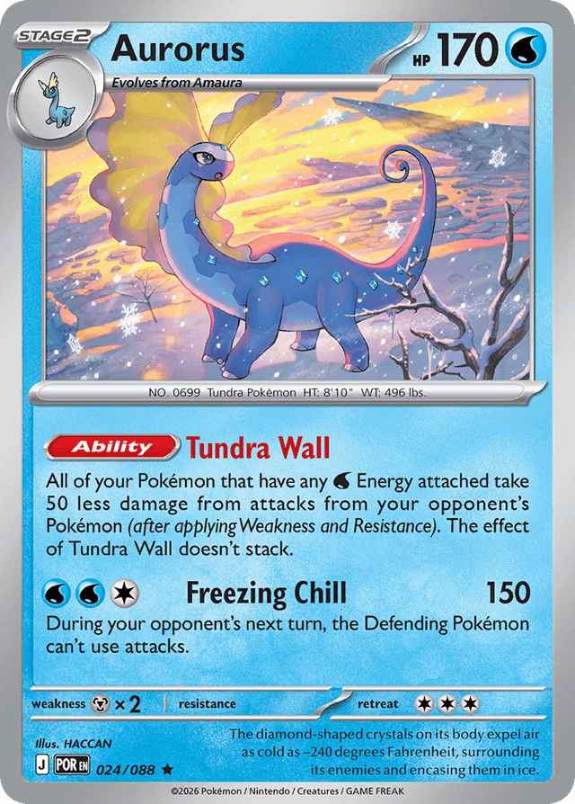 Carta Aurorus 24/88 do set Perfect Order — Pokémon TCG | Bynx