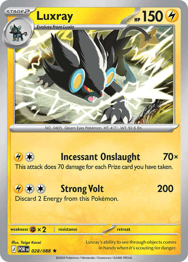 Carta Luxray 28/88 do set Perfect Order — Pokémon TCG | Bynx